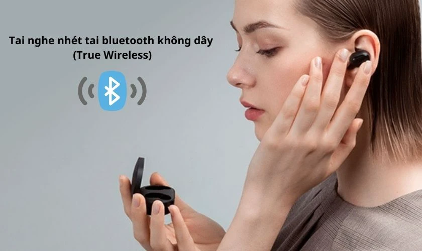 Tai nghe nh&eacute;t tai kết nối qua bluetooth