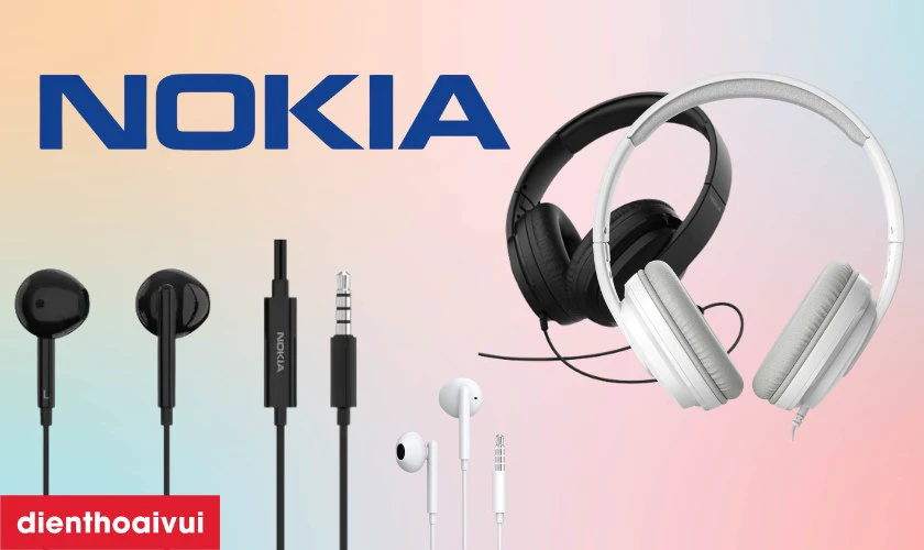 Tai nghe c&oacute; d&acirc;y Nokia