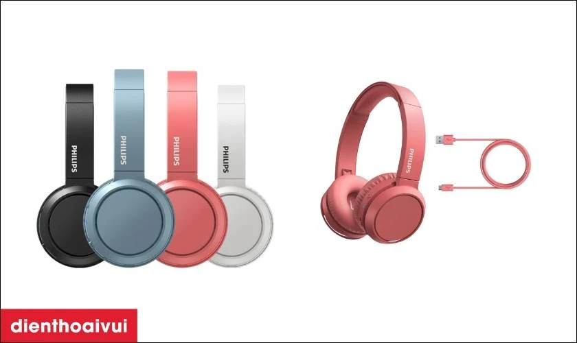 Tai nghe bluetooth Philips TAH4205RD/00 