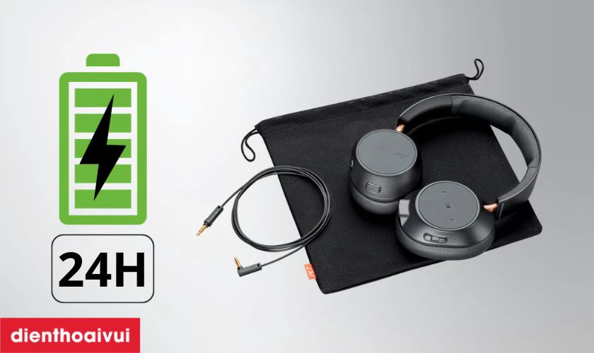 Dung lượng pin khủng nghe trong 24h