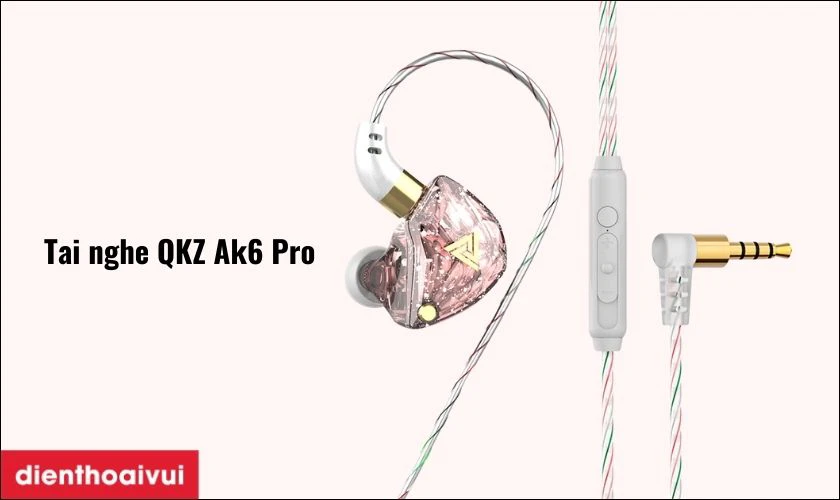 Tai nghe nh&eacute;t tai QKZ Ak6 Pro