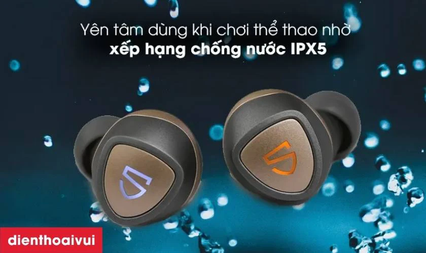 Độ chống nước lên đến IPX5