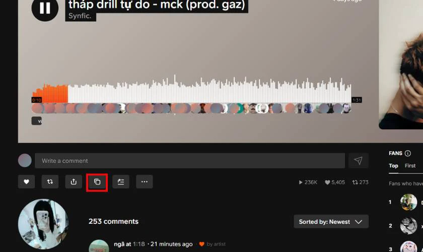 Tải nhạc Soundcloud bằng SaveFrom.net