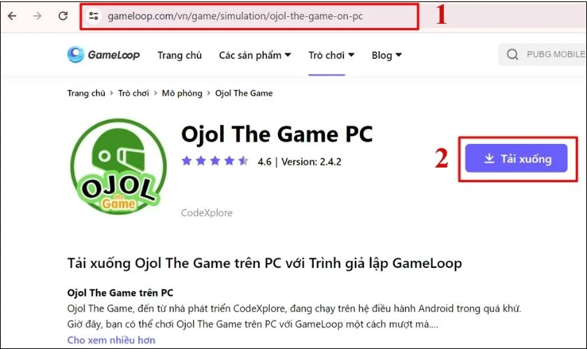 Cách tải Ojol The Game chơi miễn phí trên máy tính