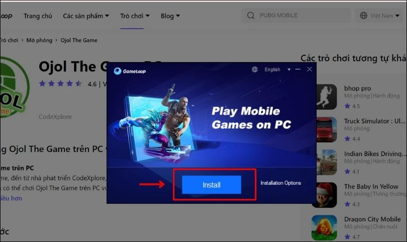 Cách tải Ojol The Game chơi miễn phí trên máy tính
