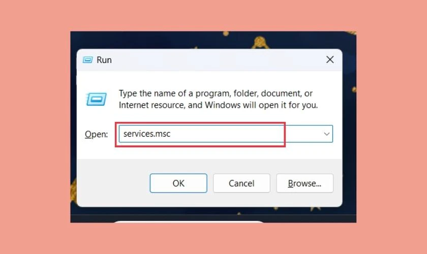 Tắt dịch vụ Tablet PC Input Service