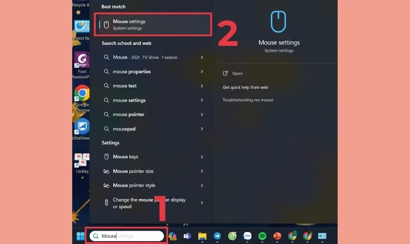 K&iacute;ch hoạt lại Window trong Mouse Properties