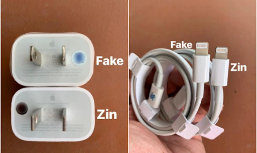 Tại sao d&acirc;y sạc iPhone kh&ocirc;ng v&agrave;o điện? Do bộ sạc k&eacute;m chất lượng