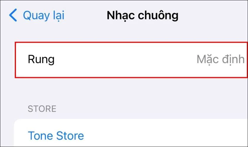 Tại sao iPhone 7 Plus nhanh hết pin - Cài đặt rung khi đổ chuông