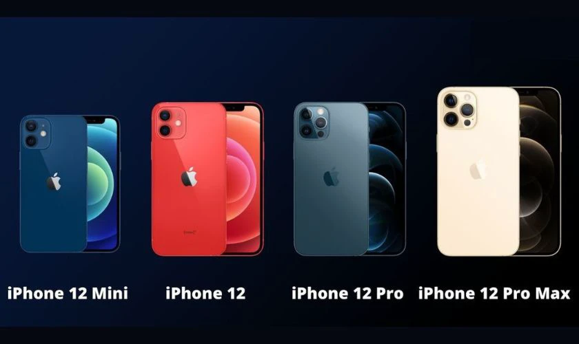 iPhone 12 series được ph&aacute;t h&agrave;nh với 4 phi&ecirc;n bản