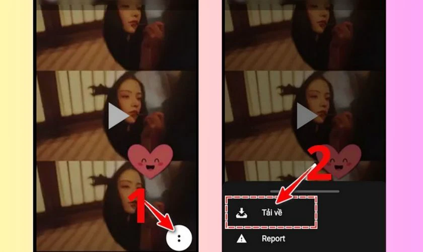 T&igrave;m v&agrave; chọn v&agrave;o story m&agrave; bạn muốn tải về