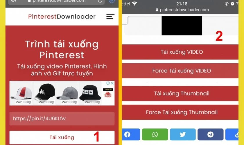 D&aacute;n li&ecirc;n kết v&agrave;o &ocirc; v&agrave; chọn Download