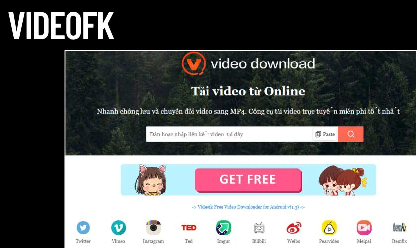 Tải video Weibo kh&ocirc;ng logo bằng VideoFk