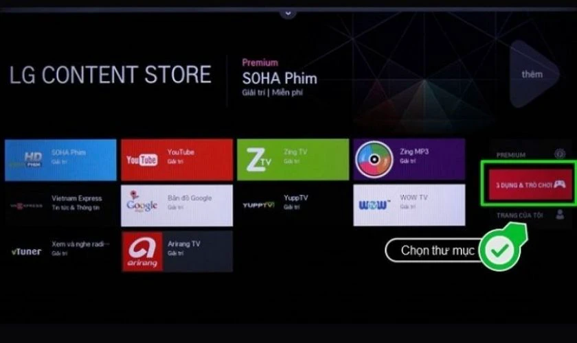 Tải VTV Go trên LG TV