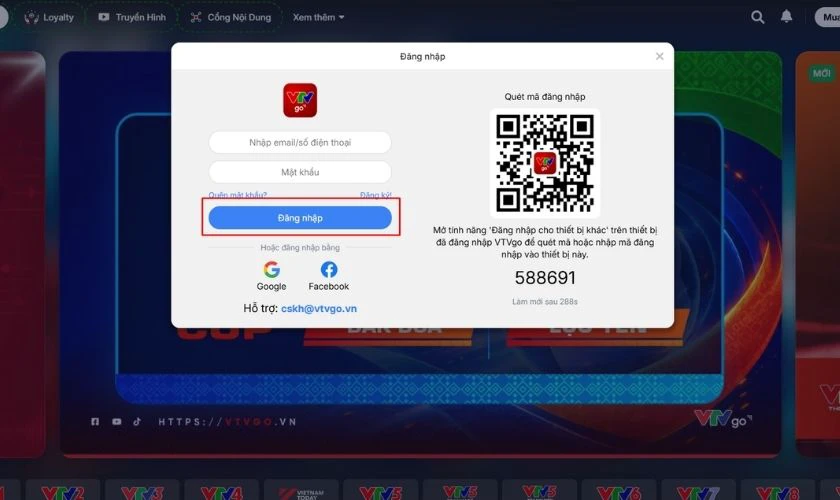 Cách đăng nhập và sử dụng VTV Go sau khi tải