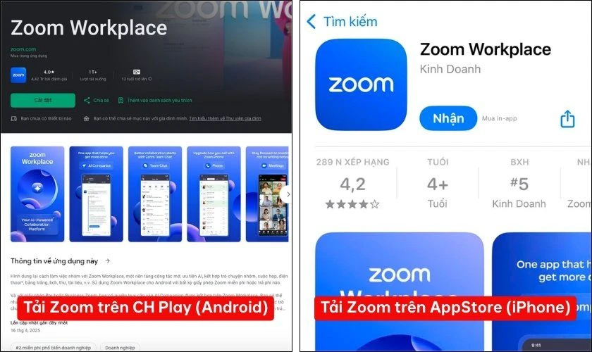 Lưu &yacute; khi tải Zoom về m&aacute;y t&iacute;nh, điện thoại