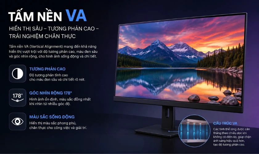 Khái niệm về tấm nền VA và IPS
