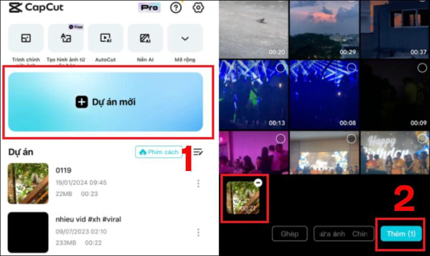 Tăng âm lượng video trên điện thoại với CapCut