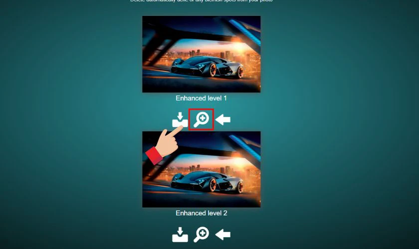 Tăng dung lượng ảnh online trên máy tính thông qua Improve Photo
