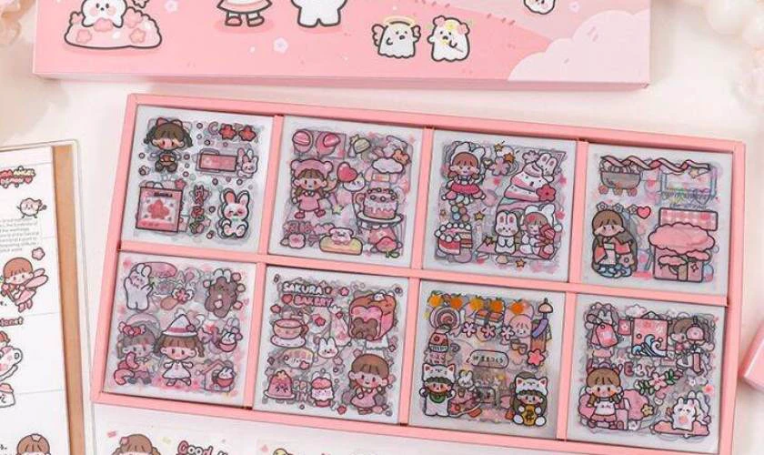 Tặng qu&agrave; 19/11 cho học sinh sticker