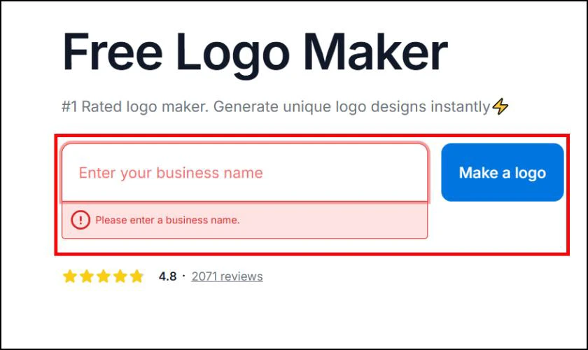 Web tạo logo bằng AI miễn ph&iacute;