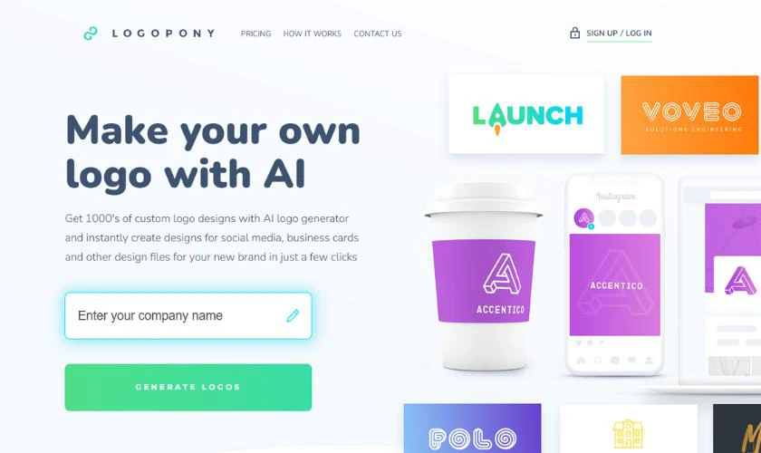 phần mềm tạo Logo bằng AI