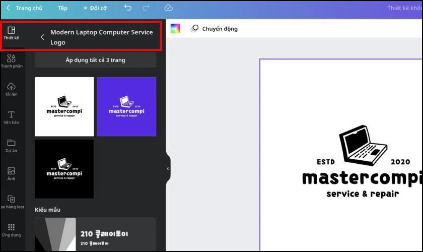 C&aacute;ch tạo Logo bằng AI Canva đơn giản