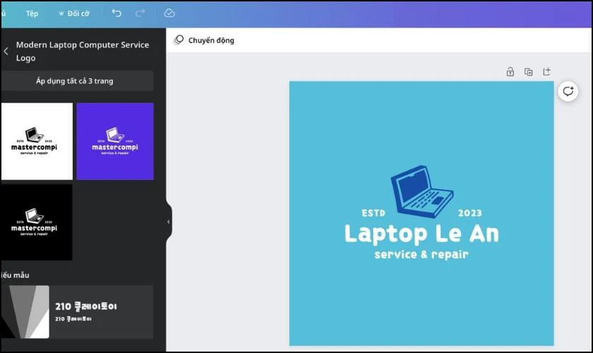C&aacute;ch tạo Logo bằng AI Canva nhanh