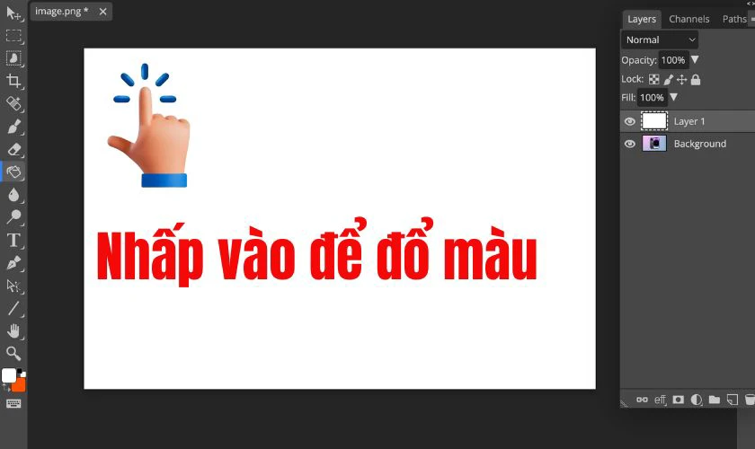 C&aacute;ch tạo layer nền trắng trong Photoshop đơn giản