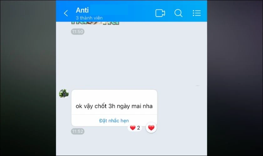 Hướng dẫn c&aacute;ch tạo lịch nhắc hẹn tr&ecirc;n Zalo chỉ m&igrave;nh t&ocirc;i