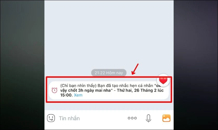 C&aacute;ch sửa t&ugrave;y chỉnh lịch nhắc hẹn Zalo