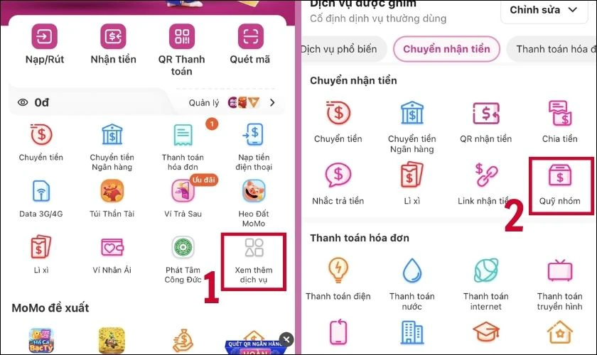 C&aacute;ch tạo quỹ nh&oacute;m chung tr&ecirc;n MoMo c&ugrave;ng bạn b&egrave;