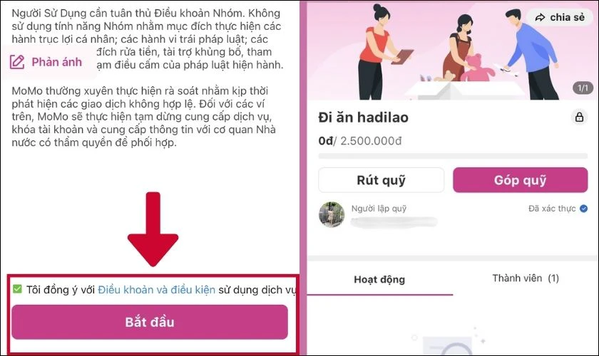 Tick chọn v&agrave;o &ocirc; T&ocirc;i đồng &yacute;