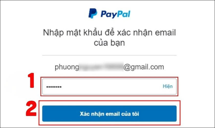 Xác thực tài khoản PayPal nhanh chóng