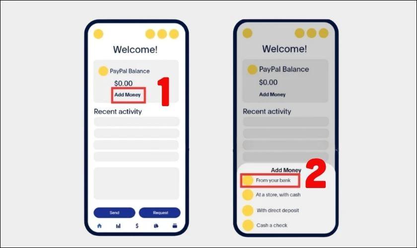 Hướng dẫn nạp và rút tiền sau khi tạo tài khoản PayPal