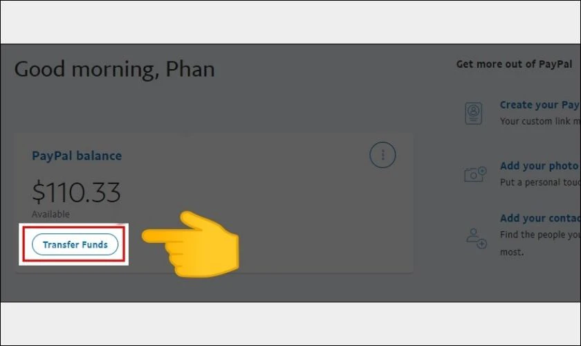 Cách rút tiền từ tài khoản PayPal