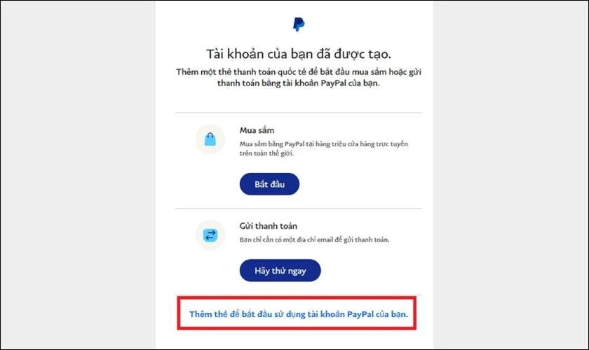 Bắt đầu thêm thẻ ngân hàng
