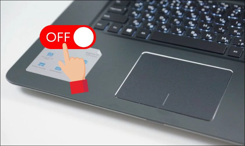 Tắt chuột cảm ứng tr&ecirc;n laptop Dell gi&uacute;p hạn chế t&igrave;nh huống nhảy chuột lung tung