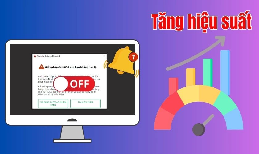 Tắt thông báo bản quyền Autocad để làm gì?