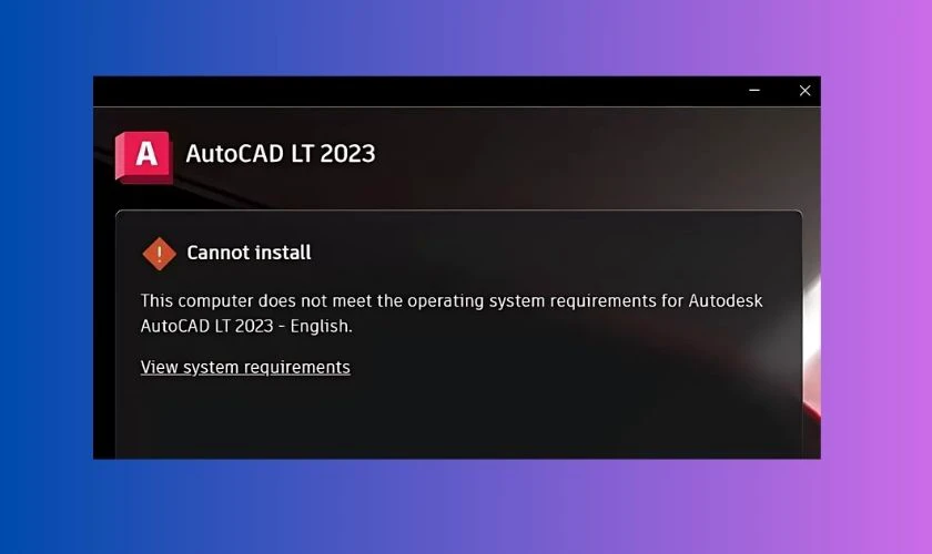 Thông báo bản quyền Autocad nguyên nhân do đâu?