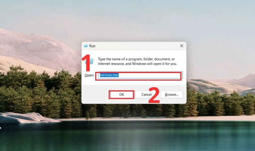 C&aacute;ch tắt tường lửa Win 11 th&ocirc;ng qua tr&igrave;nh quản l&yacute; dịch vụ