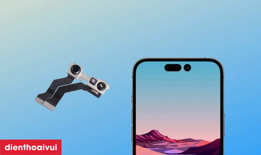 khi n&agrave;o cần thay camera trước iphone 14