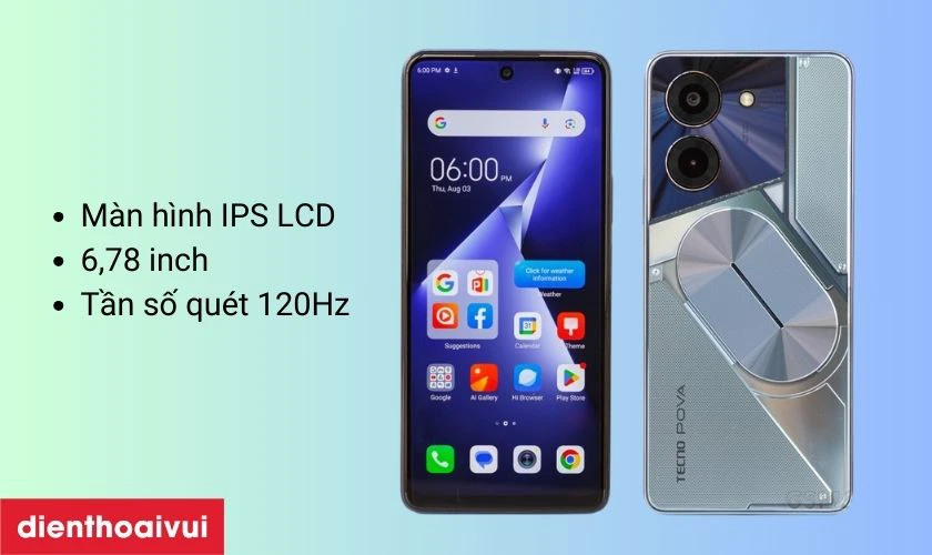 Chất lượng m&agrave;n h&igrave;nh tốt hơn với tần số qu&eacute;t 120Hz