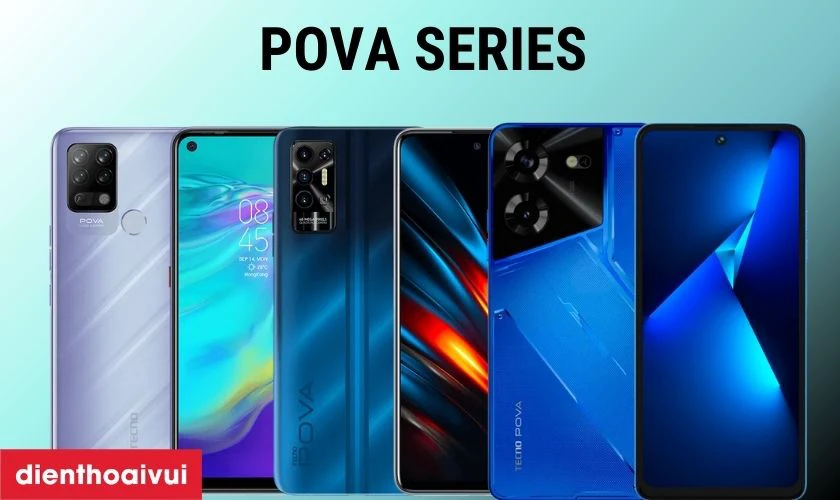Tecno Pova c&oacute; những d&ograve;ng điện thoại n&agrave;o?
