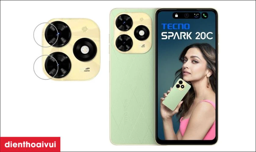 Cụm camera k&eacute;p c&oacute; cảm biến ấn tượng