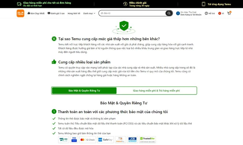 C&oacute; n&ecirc;n d&ugrave;ng Temu kh&ocirc;ng? Temu c&oacute; an to&agrave;n kh&ocirc;ng?