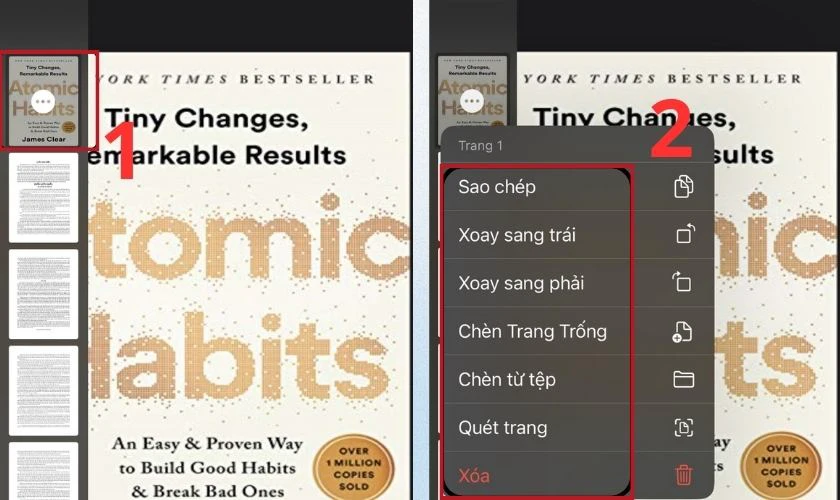 Sắp xếp v&agrave; sửa đổi file trong tệp tr&ecirc;n iPhone
