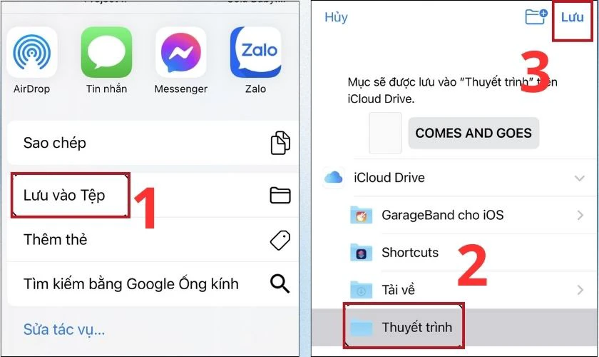 Chọn tiếp Lưu để tải file về m&aacute;y