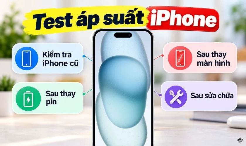 Test áp suất iPhone là gì? Để làm gì?