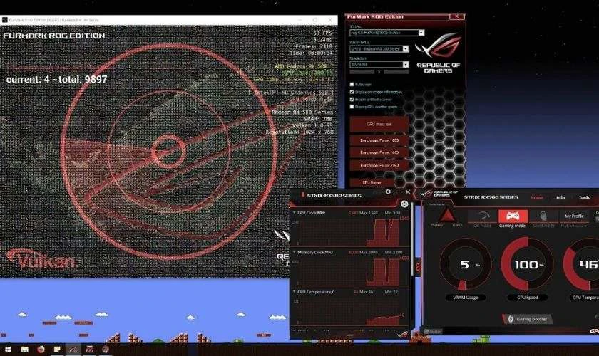 ROG FurMark là phần mềm test VGA